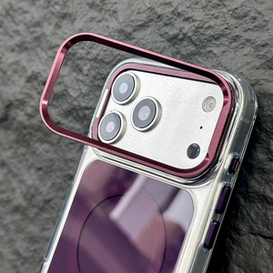 เคสโทรศัพท์มือถือแบบใสกันกระแทก รุ่น B492 พร้อมแม่เหล็กในตัว สำหรับ iPhone 17 16 Pro Max เคสหรูหราสำหรับ iPhone 16 17 Pro - Product Image 2