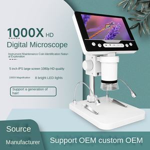 ポータブルモデル307電子顕微鏡1920x1080 LCDスクリーン偏光モノレンズLED光源マニュアルフォーカスIP54 - Product Image 6