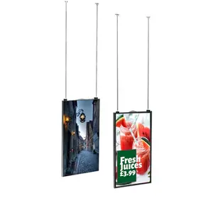 Retail Stores Double Sided 700-1000 Nits Brightness Window LCD Displays Screen