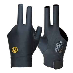 Gants de <span class=keywords><strong>billard</strong></span> professionnels en gros, personnalisés, durables, antidérapants, respirants, à 3 doigts, pour joueurs de table, effet seconde peau - Product Image 4