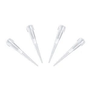 Quaero Lab fournit des embouts de pipette de 10uL universels embouts de pipette mirco sans filtre (pour transfert de liquide stérilisé consommable de laboratoire)