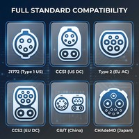 Adaptador CCS2: Transición sin Esfuerzo entre Estándares de Carga para Vehículos Compatibles con CCS, con Características de Seguridad Superiores