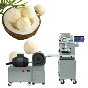 Máquina para Hacer bolas de chocolate blanco de coco Máquina automática de bolas de proteína a la venta Línea de producción de bolas de energía