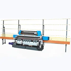 Automatic Beveling Grind Glass Edges Vertical Straight Line Glass Beveling Machine