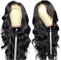 Perruque Bandeau Cheveux Naturels Densité 150 Lisse Raide Sans Colle Sans Lacet Pré-Pluckée Ligne de Cheveux Naturelle Idéale pour Débutantes