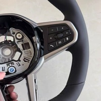 Volant en cuir pleine fleur CS pour BMW G30 G31 G32 X3 G01 X4 G02 G87 M3 G80 M4 G82 G42 G20 M5 F90 G11 Accessoires de voiture