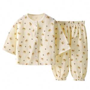 Set di vestiti di mussola per bambini bambini vestiti per bambini pigiama <span class=keywords><strong>2</strong></span> pezzi - Product Image 1