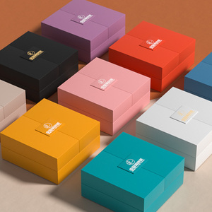 Cartón rígido cerrado magnético de lujo personalizado 2 piezas lado abierto <span class=keywords><strong>doble</strong></span> puerta regalo elevación diseño pequeña caja de embalaje con logotipo - Product Image 6