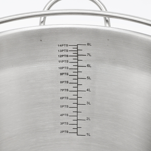 9L Stainless Steel <strong>Preserving</strong> Jam <strong>Pans</strong> 30cm Maslin <strong>Pan</strong> with Hanging Handle for Outdoor Camping Korean Cookware for Jam Cooking - Product Image 3