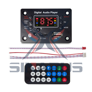 Mp3 DC7-25V <span class=keywords><strong>2</strong></span>*40W khuếch đại MP3 Máy nghe nhạc mô-đun bluetooth-tương thích 5.0 Bảng Giải Mã khuếch đại xe FM Đài phát thanh mô-đun MP3 người chơi - Product Image 1