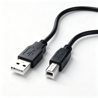 Câble d'imprimante USB 2.0 haute vitesse Qiulink, mâle A vers mâle B, cordon de scanner, double blindage, cuivre OFC pour imprimante, scanner, copieur