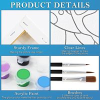 Décoration murale en gros peinture à faire soi-même enfants adultes peinture sur toile par numéros, peinture à l'huile pour la décoration intérieure