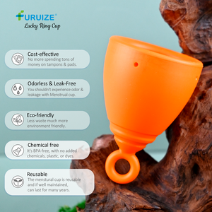 Coppetta Mestruale Ecologica Riutilizzabile Morbida per Flusso Abbondante, Antigoccia, in Silicone di Grado Medicale per Donne - Product Image 1