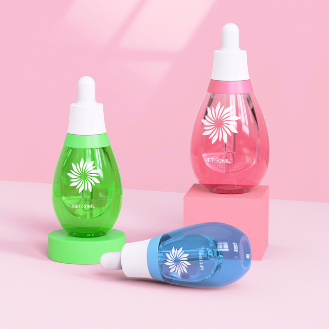 15ml 30ml 50ml Custom Glass Dropper Bottle Skincare Serum Essence Cosmetic Oil Container Packaging