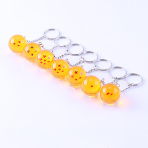 Llavero de Bola de Siete Estrellas de Acrílico con Diseño de Anime DBZ, 7 Colores, 2.7-3.5cm, en Bolsa OPP - Product Image 4