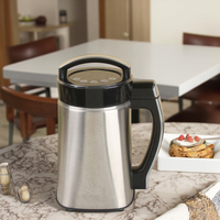 Pembuat Jus Elektrik Vegan Stainless Steel, Mixer, Pembuat Susu, Pengolah Makanan untuk Kacang Almond, Oat, Kelapa, dengan Motor Tembaga Murni Jerman