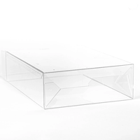 Boîte à rabat recyclable en plastique PET de 0.4mm pour les nouvelles figurines star-war Boîte transparente pour la série noire