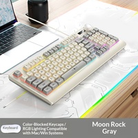 YINDIAO KM900 93 Key Wired Gaming Keyboard Rainbow Backlit Metal Panel 19 Key Anti Ghosting for PC Laptop