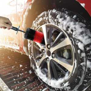 Brosse à main haute pression WANPU <span class=keywords><strong>Autoway</strong></span> pour lavage de voiture avec poils en nylon pour le detailing automobile et le nettoyage à l'eau - Product Image 3