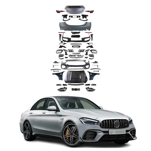 Novità 2025 per <span class=keywords><strong>Mercedes</strong></span> Benz <span class=keywords><strong>Classe</strong></span> C 2015-2021 W205 Facelift, Kit Carrozzeria Stile AMG W206 con Fari LED e <span class=keywords><strong>Paraurti</strong></span> - Product Image 5