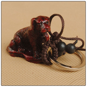 Portachiavi con Statuetta di <span class=keywords><strong>Cane</strong></span> Feng Shui Cinese, Portachiavi con Segni Zodiacali, Regalo per Amici, Donna, <span class=keywords><strong>Uomo</strong></span>, Gioielli, Portachiavi per Auto - Product Image 5