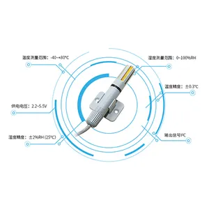 WNK तापमान ट्रांसमीटर तापमान और आर्द्रता सेंसर 4-20mA/RS485/0-10V