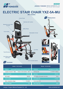 Silla de Ruedas Eléctrica Plegable para Subir Escaleras YXZ-D-C-15, Precio Competitivo, Transporte para Personas Mayores, Ligera - Product Image 2