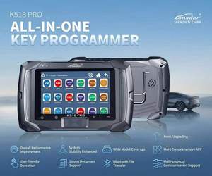 Programmateur Lonsdor K518 PRO version complète avec clé intelligente LT20 pour câble FP30, câble BCM, adaptateur FCA 12+8 JLR - Product Image 2