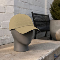 Casquette de baseball en coton vierge ODM, six panneaux, calotte souple, réglable, unisexe, pour les acheteurs en gros en Amérique du Nord