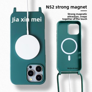 Étui de téléphone portable magnétique à bandoulière pour <span class=keywords><strong>iPhone</strong></span> 15/<span class=keywords><strong>iPhone</strong></span> 17 Pro Max, motif animal, finition mate, en thermoplastique, Ins Promax - Product Image 4