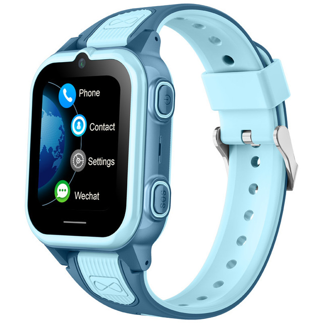 Waterproof IPX7 Kids Smart Watch 4G LTE Video Calling Game Support GPS/WIFI Real-Time Location SOS Alert School Mode