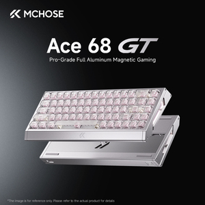 MCHOSE 68 All-Aluminum Magnetic Switched Mechanical <b>Keyboard</b> Keys 16K Customizable Wired Hot-Swappable - Product Image 1