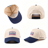 Gorra de Béisbol de 5 Paneles con Visera Curva, 100% Algodón, de Alta Calidad, Personalizada de Fábrica, con Bordado 3D y Logotipo en Parche