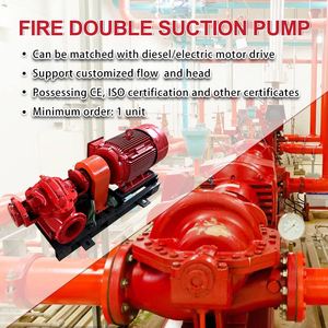 Groupe de pompes incendie à grand débit 100 CV, pompe centrifuge d'urgence pour moteur, OEM - Product Image 2