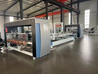Dossier à grande vitesse complètement automatique Gluer Dossier automatique Gluer pour la boîte ondulée de carton de boîte faisant la machine