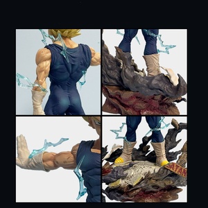 Buste de Vegeta Super Saiyan Demonisé <span class=keywords><strong>Dragon</strong></span> <span class=keywords><strong>Ball</strong></span> avec pièces interchangeables, figurine de merchandising anime, ornement de bureau lumineux - Product Image 6