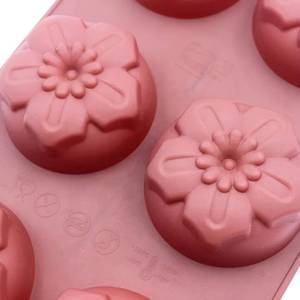6-Cavity Non-Stick 3D Number Shape <b>Silicone</b> Mold Sustainable Cake <b>Tool</b> for Making Chocolates Soaps Candies Cakes Candles - Product Image 6