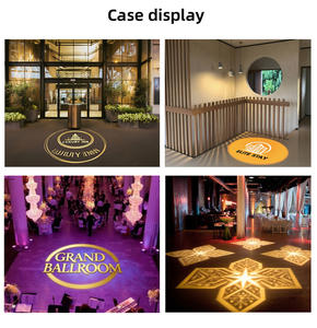 Projecteur Gobo Magnétique LED 40W avec Zoom Manuel et Lumière d'Effet DJ Dimmable pour Hôtel/Magasin, Mariage, Publicité, Utilisation Intérieure - Product Image 5