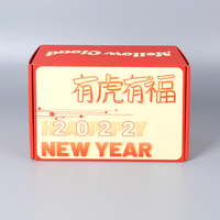 Boîte cadeau en carton ondulé personnalisée de luxe avec couvercle et base en dollars américains, imprimée sur mesure par Yongjin China