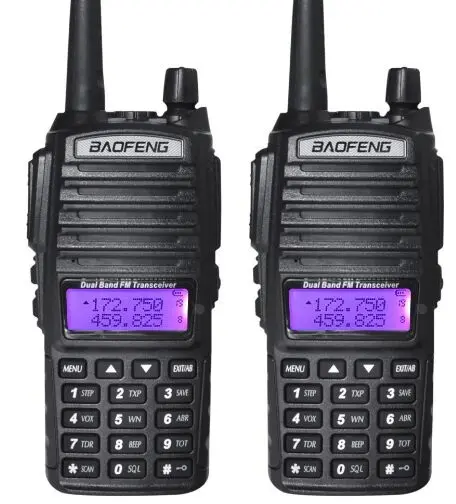 Baofeng-uv-82 talkie-walkie, 5w, 8w, double bande, radio bidirectionnelle, fm, portable, nouveauté