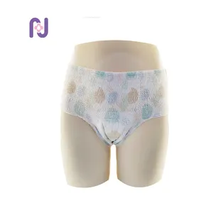Forro de calcinha para adulto com filme PE extra grande estampado personalizado Maxi para calças menstruais absorvente higiênico