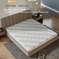 Tissu de matelas en tricot à trame respirant et absorbant l'humidité OEM ODM pour rembourrage de matelas
