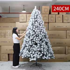 ต้นคริสต์มาสประดิษฐ์จากวัสดุ PE ผสม PVC ขนาด 180 ซม. 210 ซม. ปลอดกลิ่น เป็นมิตรกับสิ่งแวดล้อม ขายส่งจากโรงงาน - Product Image 4