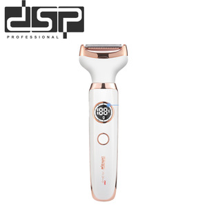 Afeitadora eléctrica DSP para mujer, recargable, impermeable IPX7, kit de depilación de bikini con doble cuchilla y accesorios - Product Image 3