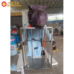 Grandeur nature réaliste <span class=keywords><strong>de</strong></span> marche t rex animatronic quatre-pattes dinosaures costumes adulte - Product Image 6