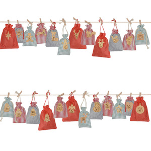 Calendario dell'Avvento Natalizio di Alta Qualità in Feltro con Numeri Personalizzati da 1 <span class=keywords><strong>a</strong></span> 24, Ecologico - Product Image 3