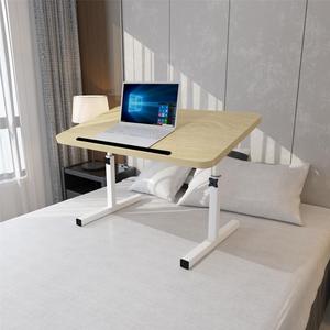 Adjustable Bedside <b>Desk</b> 60x40 Cm Plastic Desktop <b>Foldable</b> Modern Simple Student Computer <b>Desk</b> For Home Dormitory Use - Product Image 2