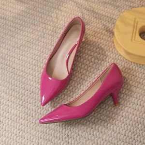 UP-2391J <span class=keywords><strong>scarpe</strong></span> da lavoro da ufficio per festa di nozze <span class=keywords><strong>comode</strong></span> da 5.5cm tacchi a spillo a punta pump Shoes - Product Image 6