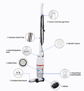 600W 19Kpa elettrico pulizia della casa cablato aspirapolvere umido e secco palmare per la cura del pavimento - Product Image 4