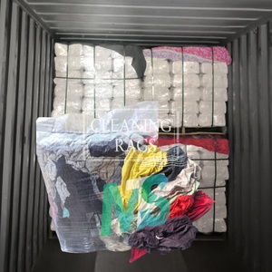 Chiffons de nettoyage en fibres pures de qualité industrielle, de couleurs variées, pour l'entretien des sols d'usine, des ateliers et des surfaces de machines - Product Image 1